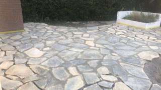 Flagstone zetwerk plaatsen van flagstone in Eerbeek vlakbij Apeldoorn