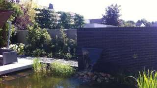 Moderne design tuin aanleggen in Goirle door A van spelde Hoveniers